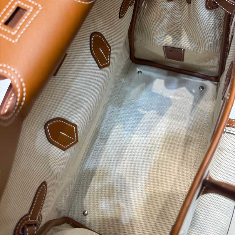 HERMES バーキン 35 カーゴ キャンバス×スウィフト レディース 35×25×18cm