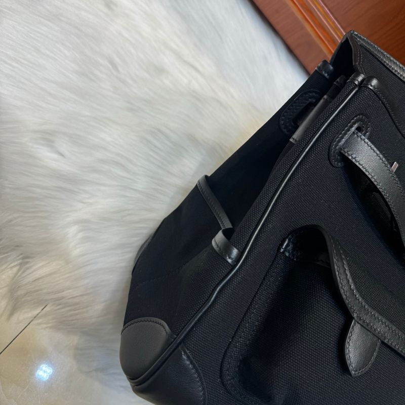 HERMES バーキン 35 カーゴ キャンバス×スウィフト レディース 35×25×18cm