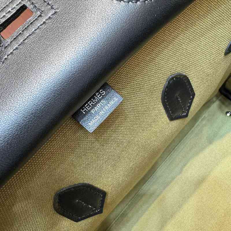 HERMES バーキン 35 カーゴ キャンバス×スウィフト レディース 35×25×18cm