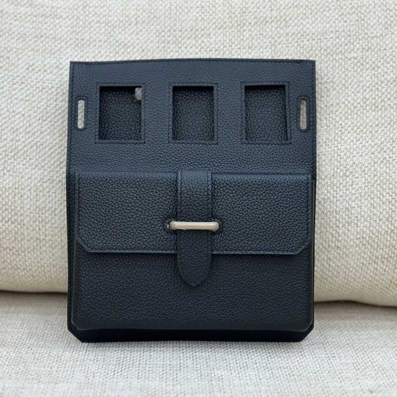 HERMES ハックアドス ショルダーバッグ 取り外しポーチ付き メンズ 18×23×6cm