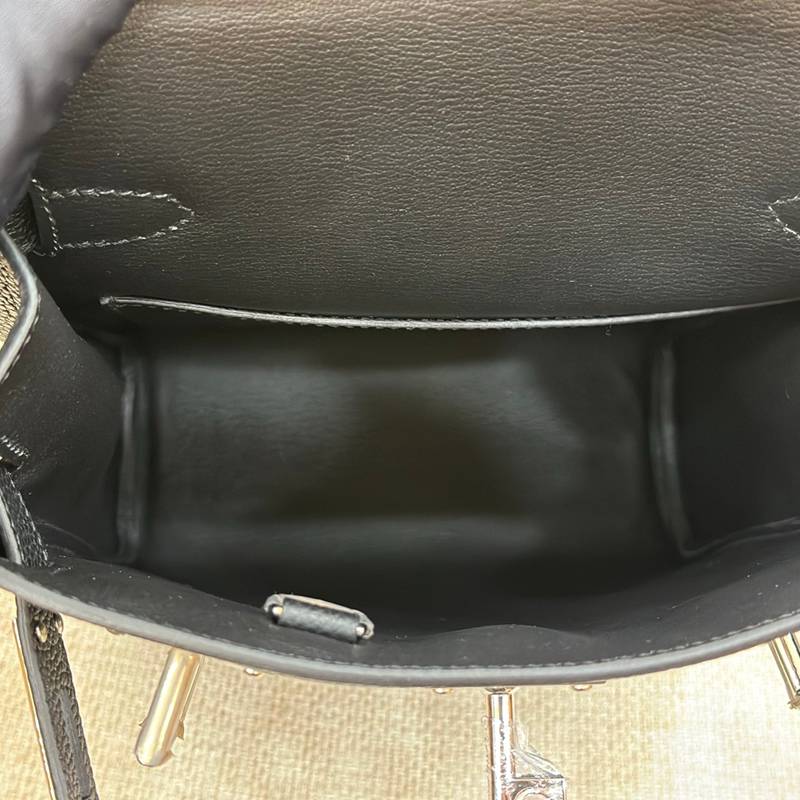 HERMES ハックアドス ショルダーバッグ 取り外しポーチ付き メンズ 18×23×6cm