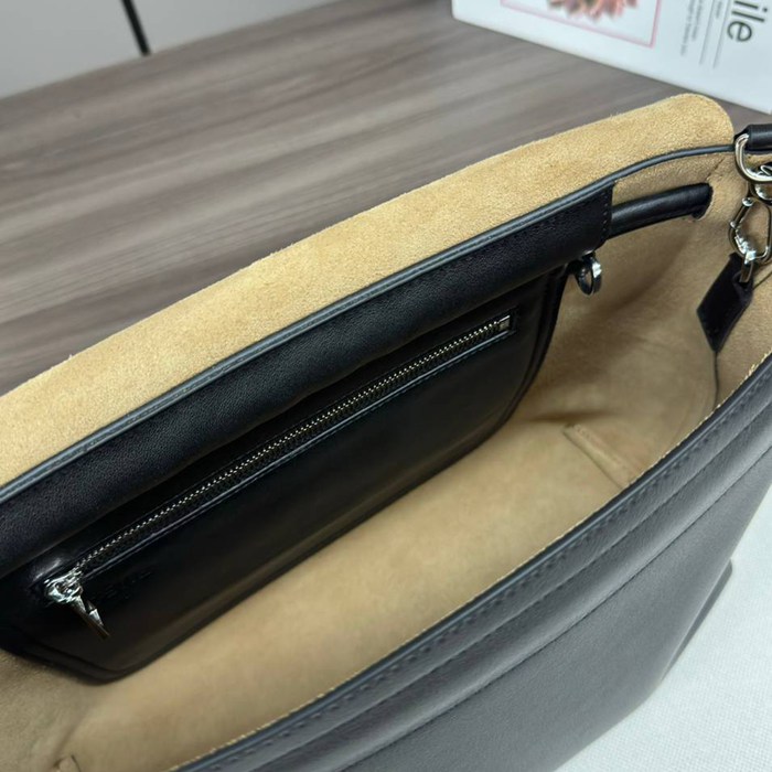 LOEWE フラメンコ サッチェル カーフレザー ユニセックス 20×13×6cm