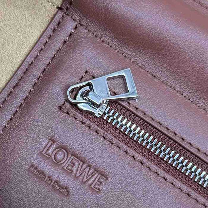 LOEWE フラメンコ サッチェル カーフレザー ユニセックス 34×24×12cm