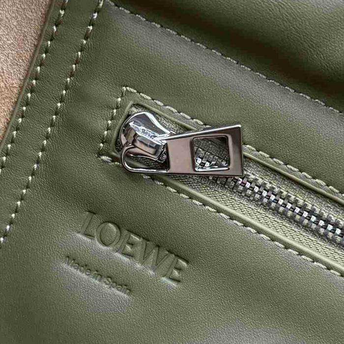 LOEWE フラメンコ サッチェル カーフレザー ユニセックス 34×24×12cm
