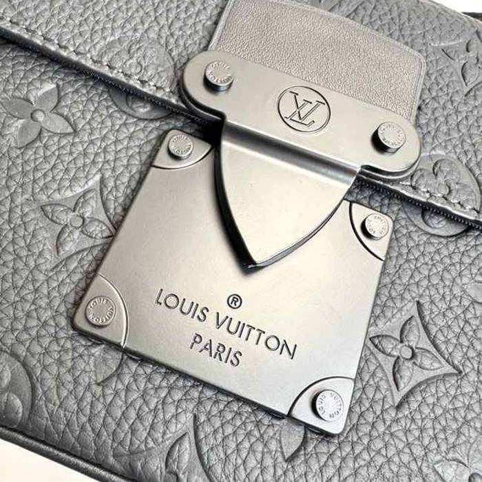 LOUIS VUITTON Sロック メッセンジャーバッグ タオリヨン レザー メンズ 22×18×8cm