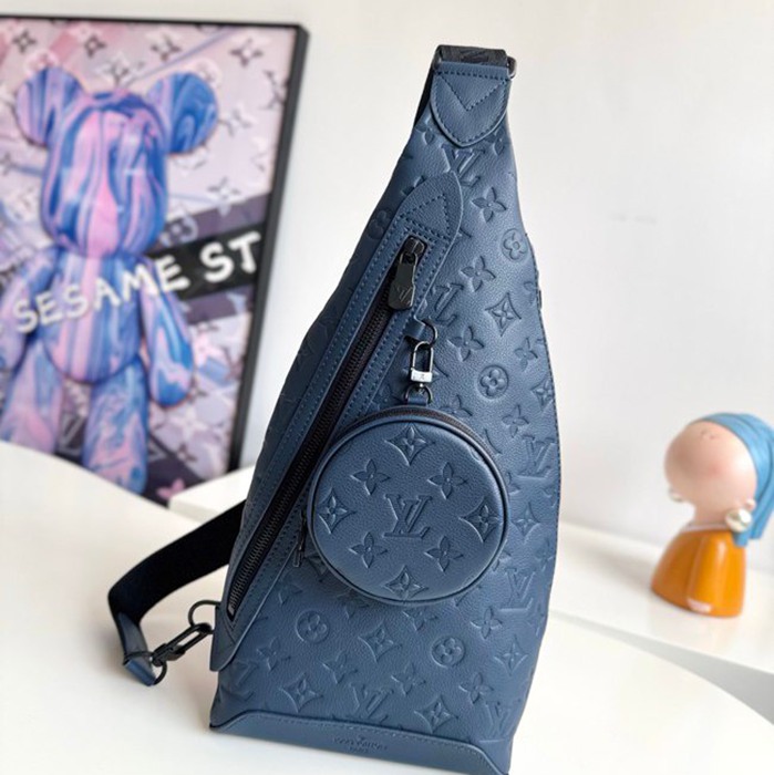 LOUIS VUITTON デュオ ショルダーバッグ カーフレザー メンズ 42×20×6cm LOUIS VUITTON デュオ ショルダーバッグ カーフレザー メンズ 42×20×6cm