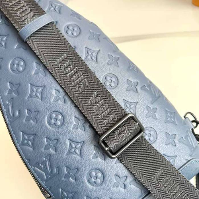 LOUIS VUITTON デュオ ショルダーバッグ カーフレザー メンズ 42×20×6cm