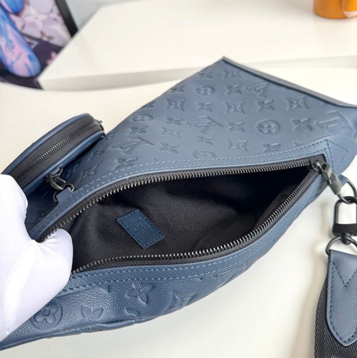 LOUIS VUITTON デュオ ショルダーバッグ カーフレザー メンズ 42×20×6cm
