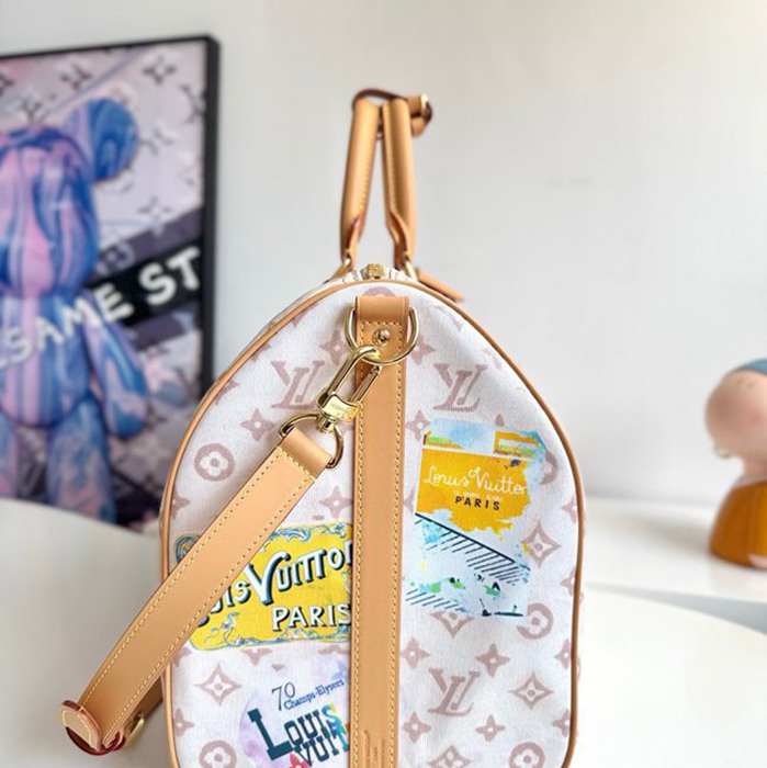 LOUIS VUITTON キープオール バンドリエール 45 モノグラムデューン メンズ 45×27×20cm
