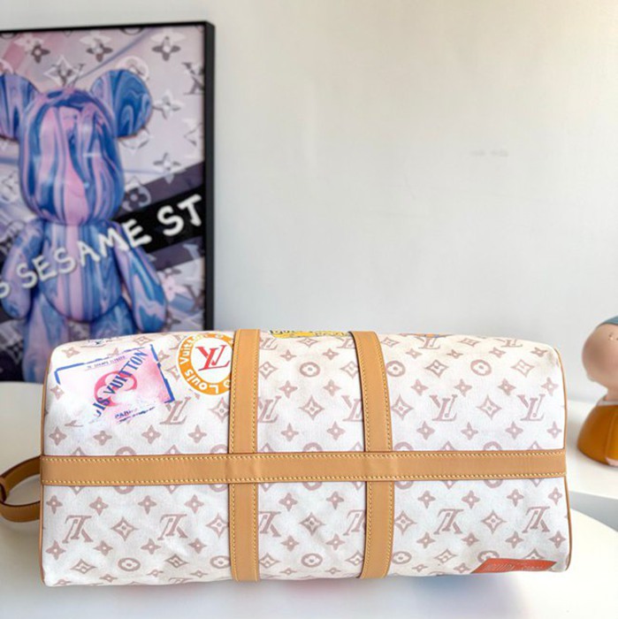 LOUIS VUITTON キープオール バンドリエール 45 モノグラムデューン メンズ 45×27×20cm