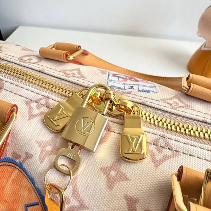 LOUIS VUITTON キープオール バンドリエール 45 モノグラムデューン メンズ 45×27×20cm