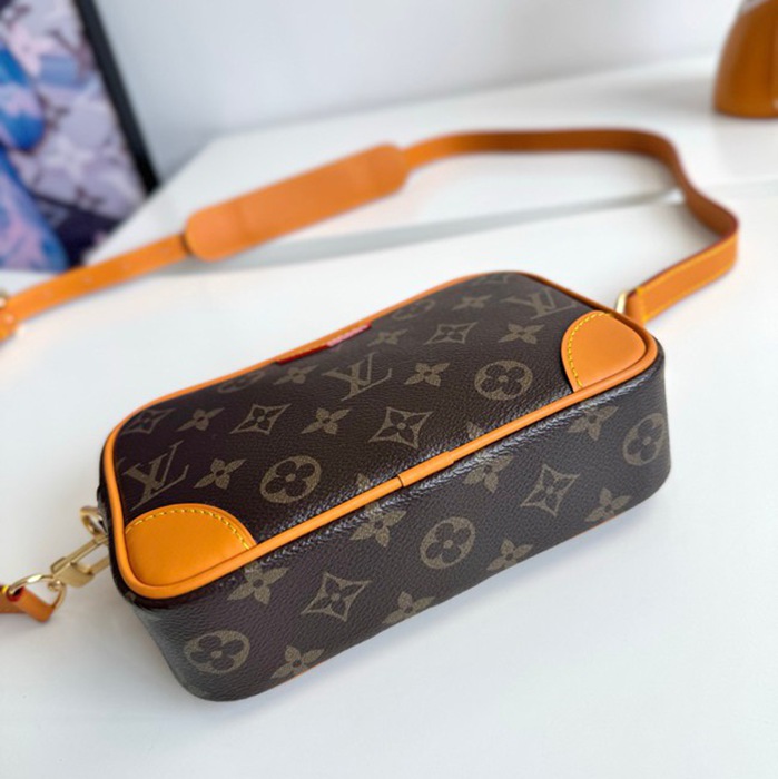 LOUIS VUITTON トロカデロ ミニ モノグラム キャンバス ショルダーバッグ メンズ 20×13×6.5cm
