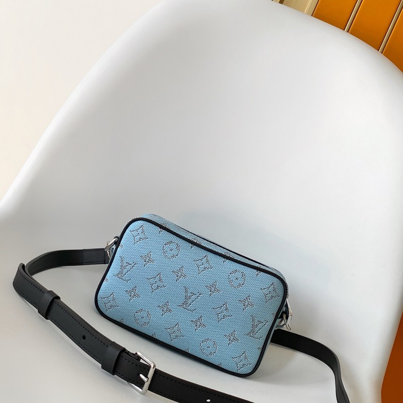 LOUIS VUITTON トロカデロ ミニ モノグラム キャンバス ショルダーバッグ メンズ 20×13×6.5cm