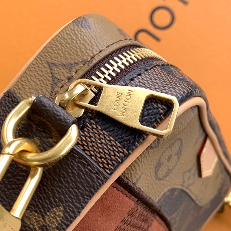 LOUIS VUITTON トロカデロ ミニ モノグラム キャンバス ショルダーバッグ メンズ 20×13×6.5cm
