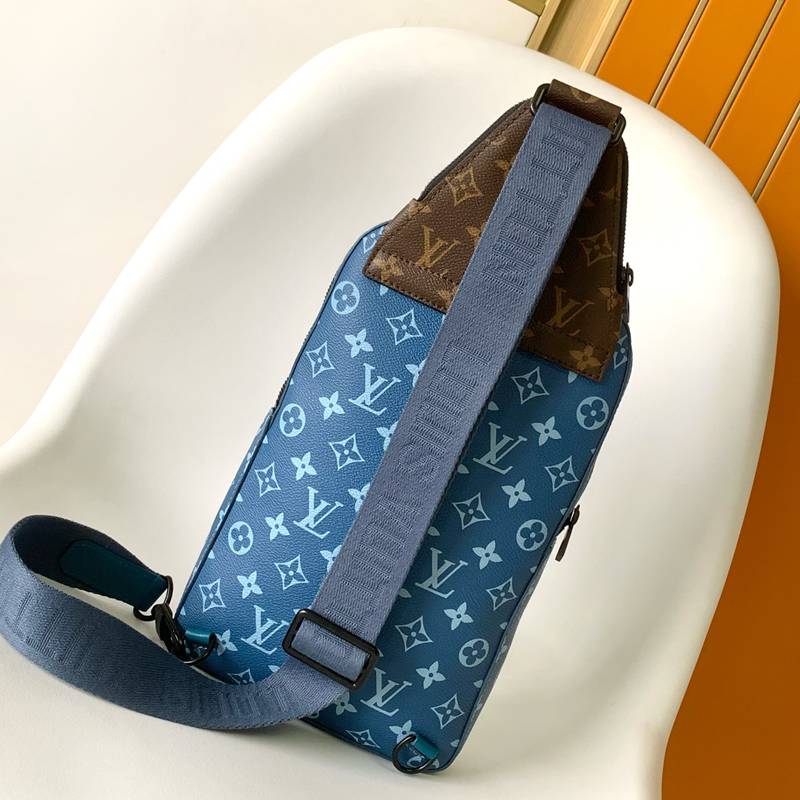 LOUIS VUITTON アベニュー スリングバッグ モノグラムマカサル メンズ 31×20×7cm