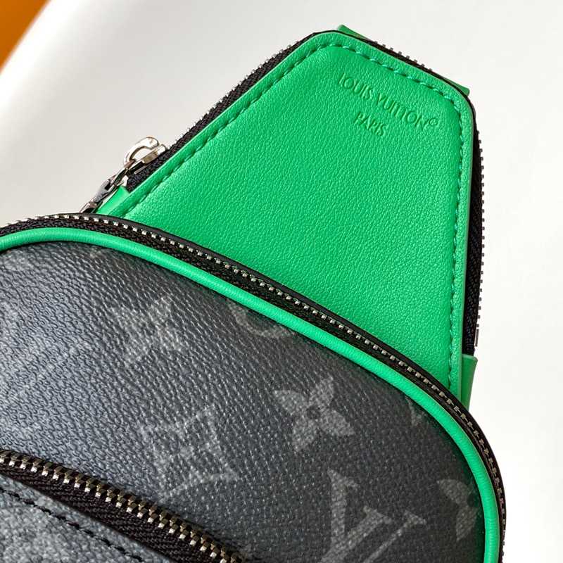 LOUIS VUITTON アベニュー スリングバッグ モノグラムエクリプス メンズ 33×16×5.7cm