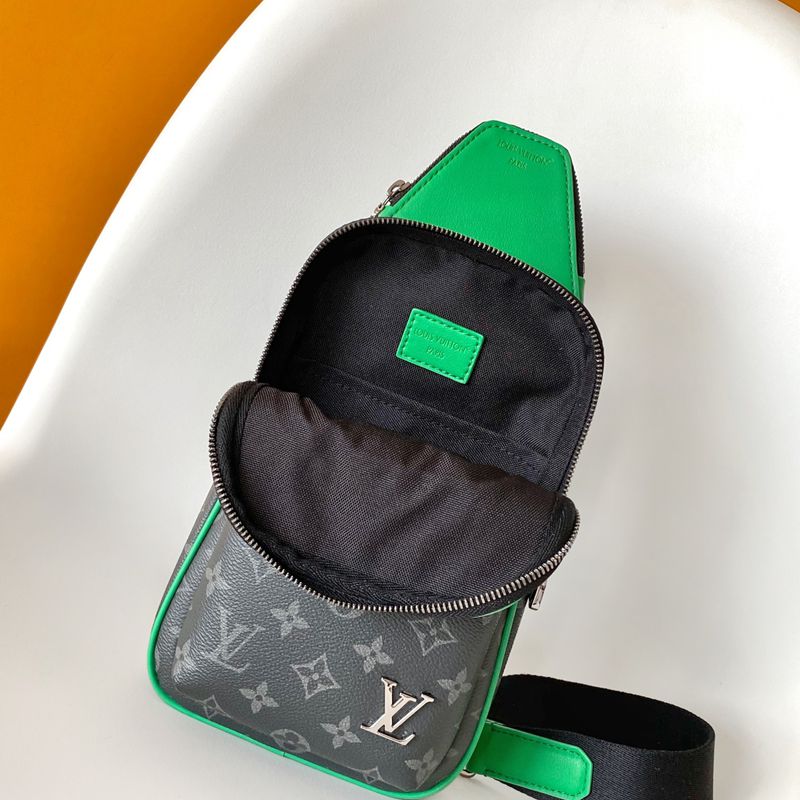 LOUIS VUITTON アベニュー スリングバッグ モノグラムエクリプス メンズ 33×16×5.7cm