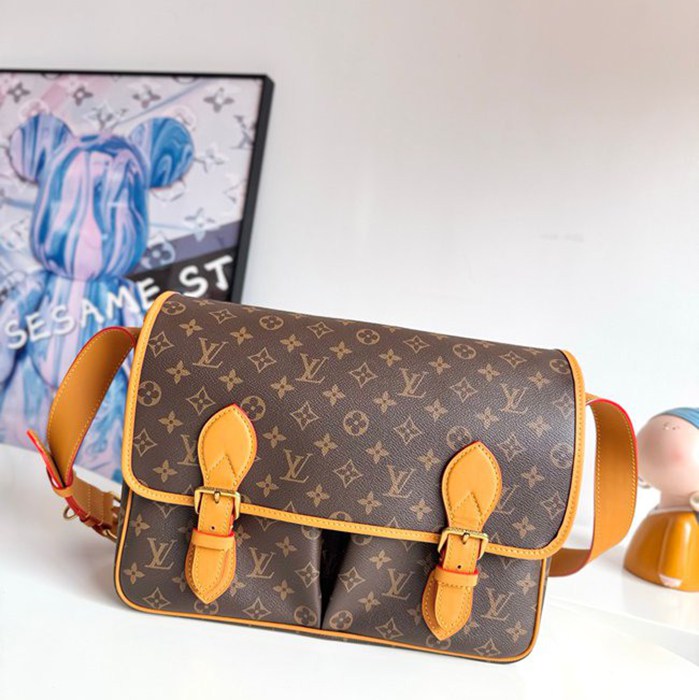 LOUIS VUITTON サッチェル メッセンジャーバッグ メンズ 35.5×24×12cm