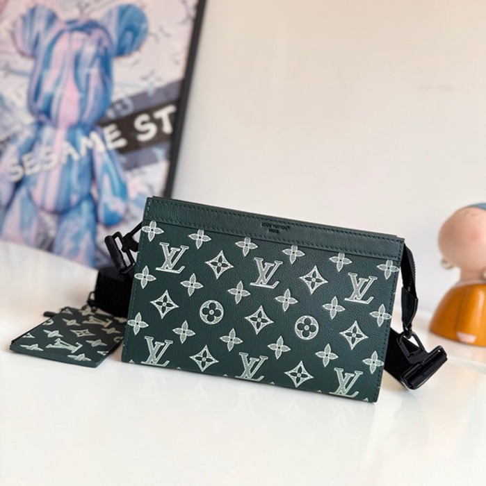 LOUIS VUITTON ガストン ミニ ショルダーバッグ メンズ 22×14.5×4.5cm LOUIS VUITTON ガストン ミニ ショルダーバッグ メンズ 22×14.5×4.5cm