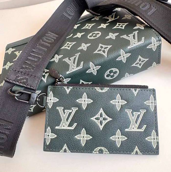 LOUIS VUITTON ガストン ミニ ショルダーバッグ メンズ 22×14.5×4.5cm