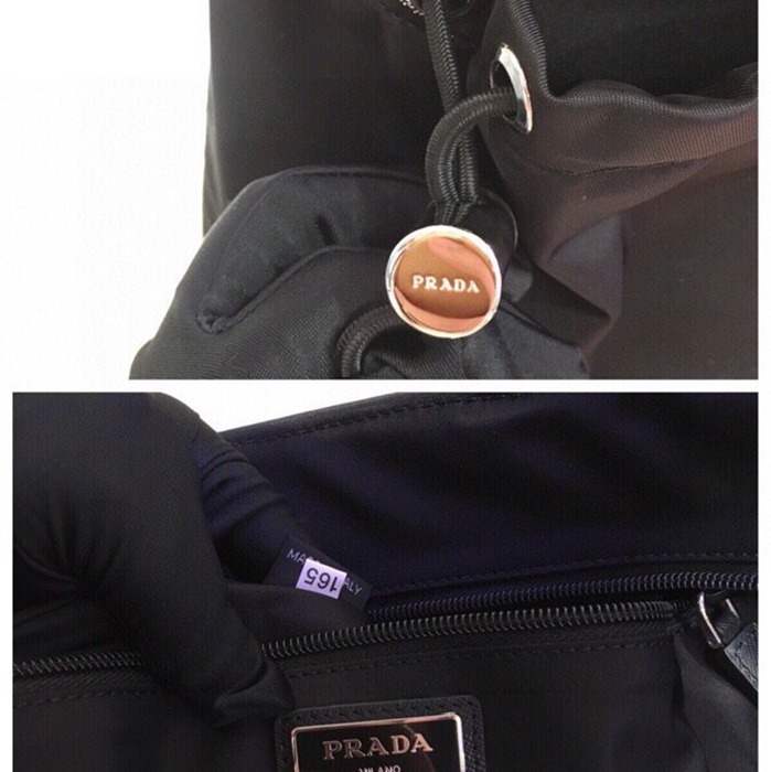 PRADA ショッピングバッグ リサイクルナイロン メンズ 40×34×16cm