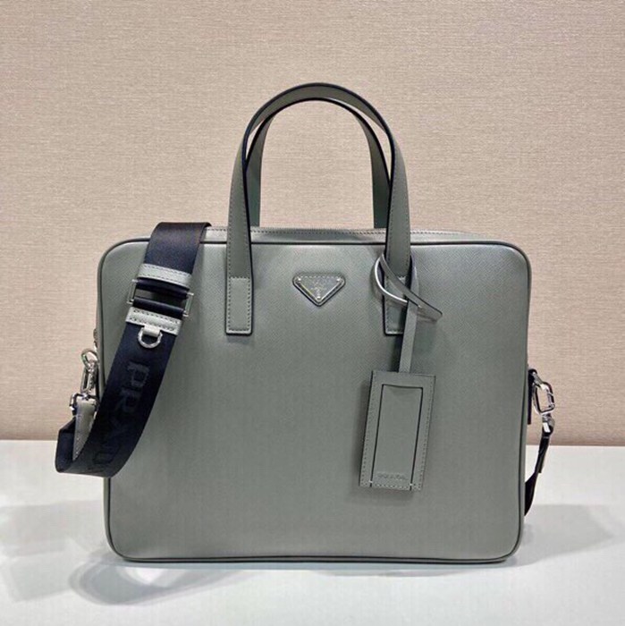 PRADA ブリーフケース サフィアーノレザー メンズ 36×28×4cm PRADA ブリーフケース サフィアーノレザー メンズ 36×28×4cm