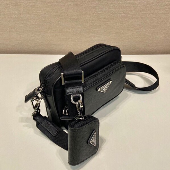 PRADA ショルダーバッグ リサイクルナイロン ユニセックス 18×11.5×5cm