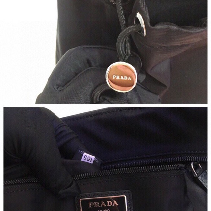 PRADA ショッピングバッグ リサイクルナイロン メンズ 40×34×16cm