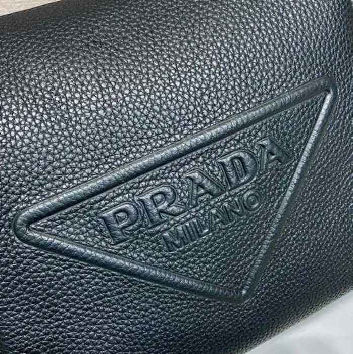 PRADA ショルダーバッグ レザー メンズ 26×23×11cm