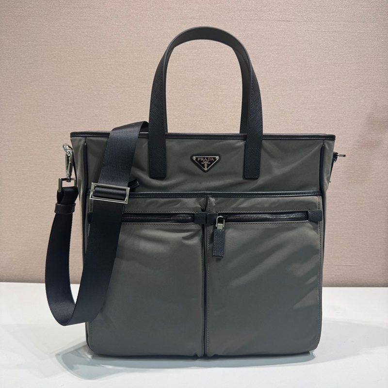 PRADA トートバッグ パラシュートナイロン メンズ 34×34.5×7cm