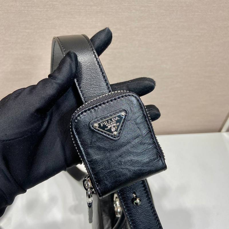 PRADA ボストンバッグ ラムスキン メンズ 24×12.5×7cm