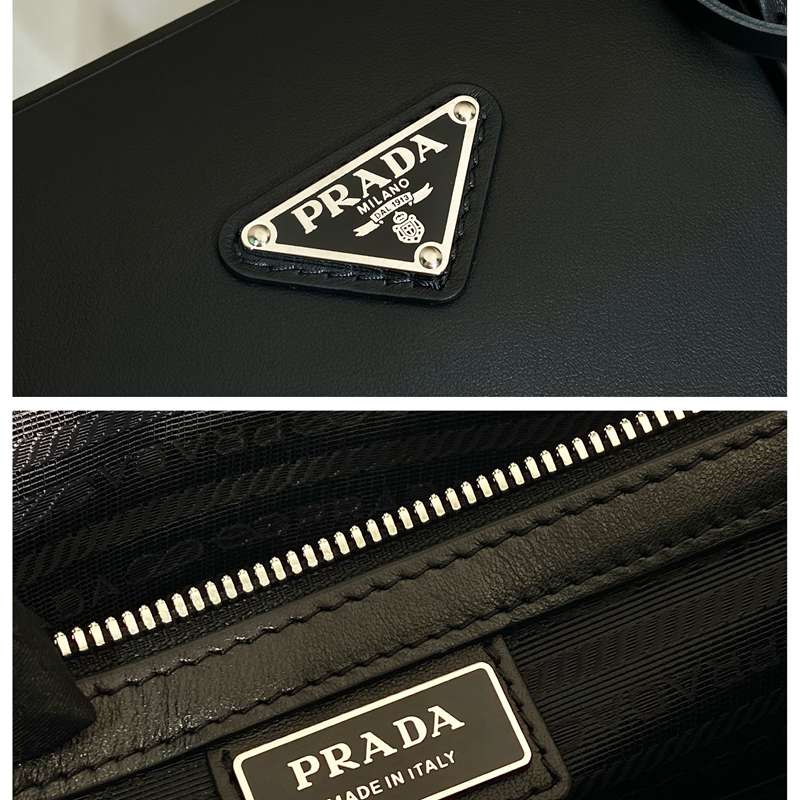 PRADA ブリーフケース ナパレザー メンズ 36×24×4cm