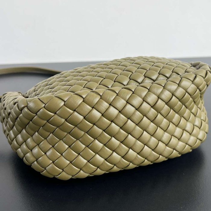BV ショルダーバッグ レザー ハンドバッグ コブル 23×11×8cm