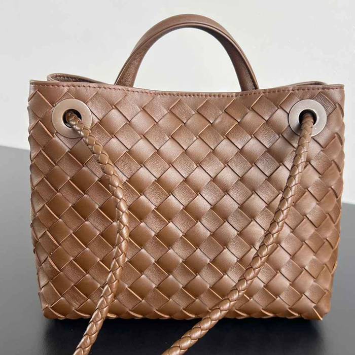 BV ショルダーバッグ レザー ハンドバッグ アンディアーモ 25×22×10.5cm