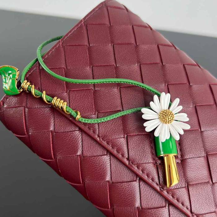 BV ショルダーバッグ レザー ハンドバッグ アンディアーモ 19×13×2cm