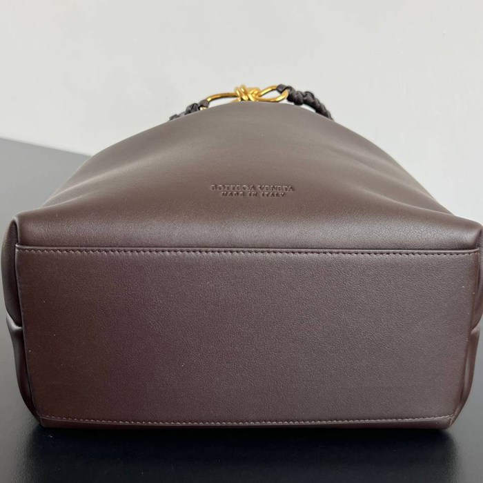 BV ショルダーバッグ レザー ハンドバッグ アンディアーモ 34×24×12cm