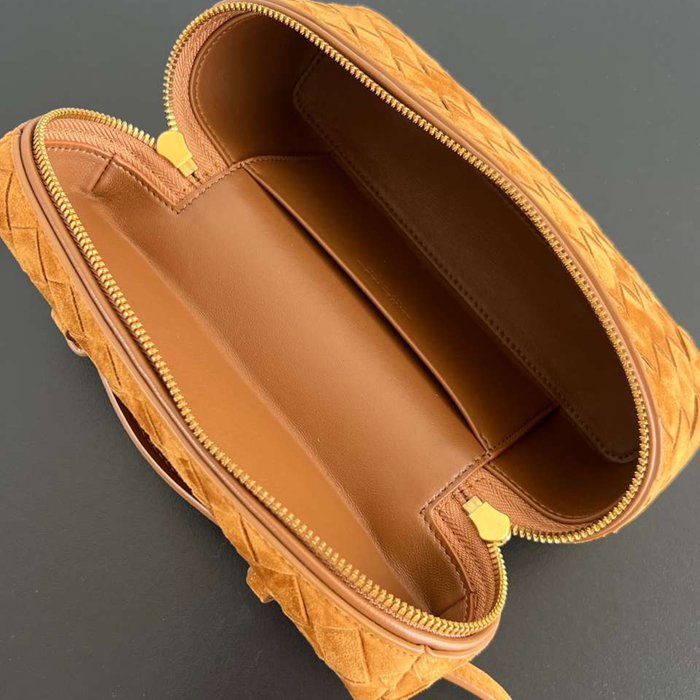 BV ショルダーバッグ スエード ポーチ 化粧ポーチ 22×12.5×5cm