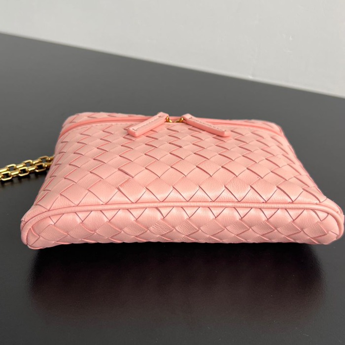 BV ショルダーバッグ レザー ポーチ 化粧ポーチ 19×14×3cm