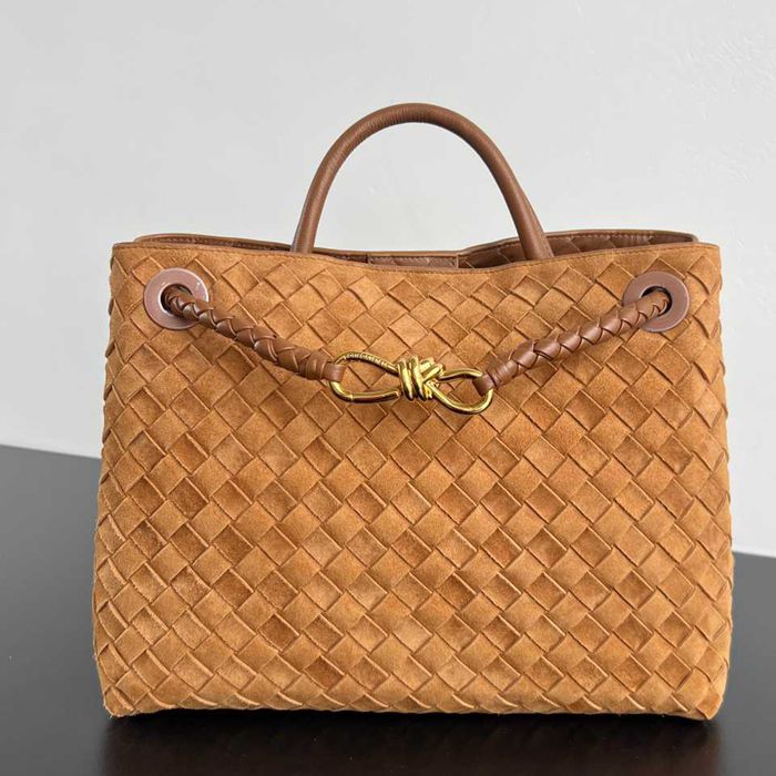 BV ショルダーバッグ スエード ハンドバッグ アンディアーモ 32×25×11cm BV ショルダーバッグ スエード ハンドバッグ アンディアーモ 32×25×11cm