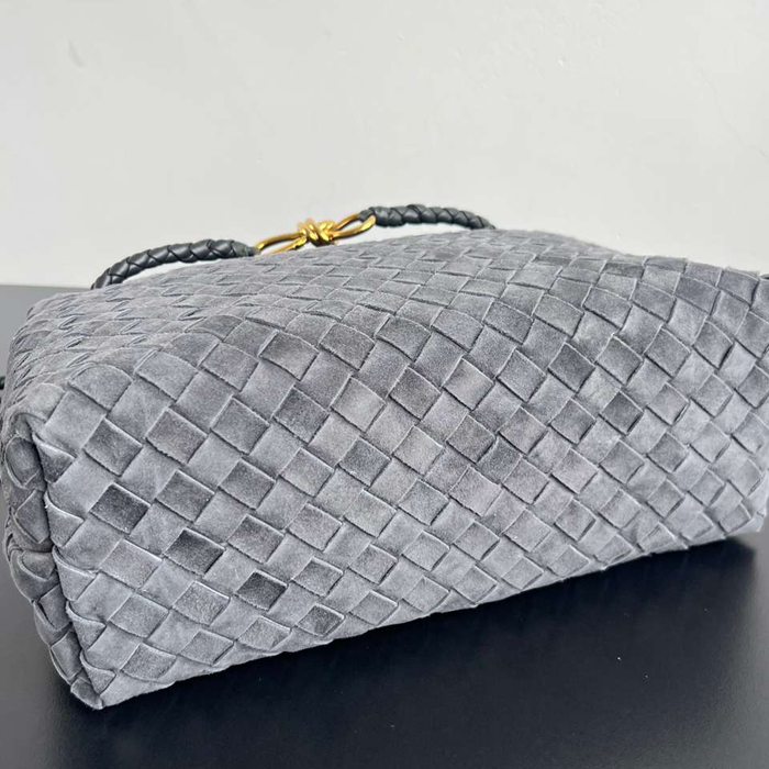 BV ショルダーバッグ スエード ハンドバッグ アンディアーモ 32×25×11cm