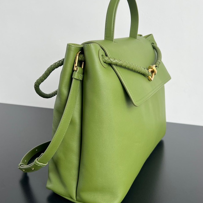 BV ショルダーバッグ レザー ハンドバッグ チャオチャオ 42×32×15cm