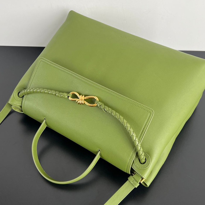 BV ショルダーバッグ レザー ハンドバッグ チャオチャオ 42×32×15cm