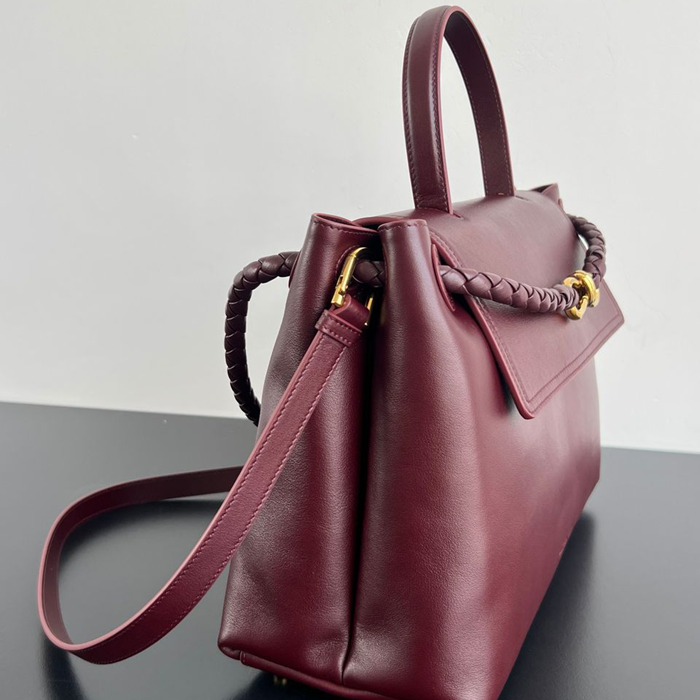 BV ショルダーバッグ レザー ハンドバッグ チャオチャオ 34×26×15cm