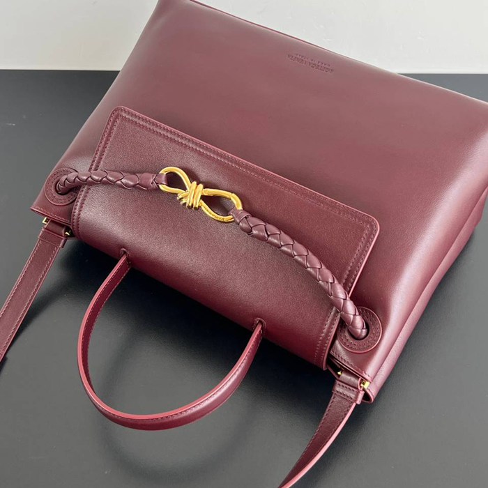 BV ショルダーバッグ レザー ハンドバッグ チャオチャオ 34×26×15cm