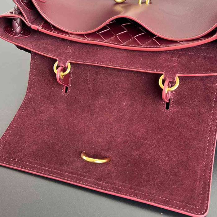 BV ショルダーバッグ レザー ハンドバッグ チャオチャオ 34×26×15cm
