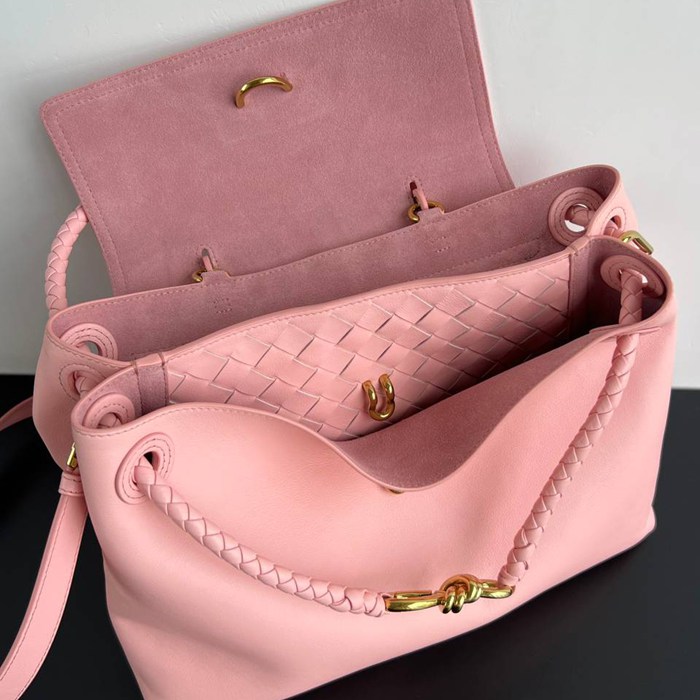 BV ショルダーバッグ レザー ハンドバッグ チャオチャオ 34×26×15cm