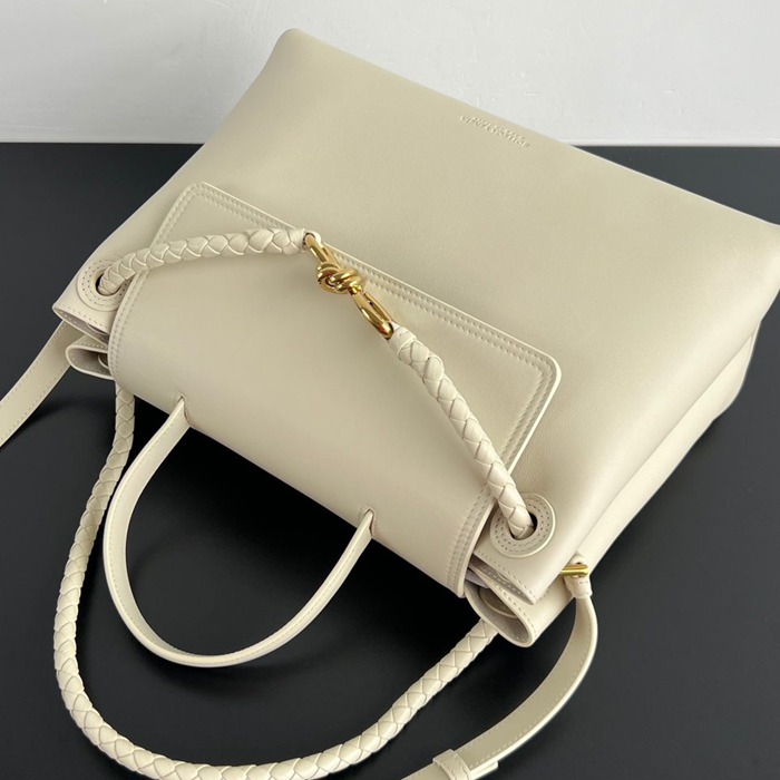 BV ショルダーバッグ レザー ハンドバッグ チャオチャオ 34×26×15cm