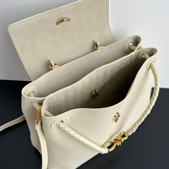 BV ショルダーバッグ レザー ハンドバッグ チャオチャオ 34×26×15cm