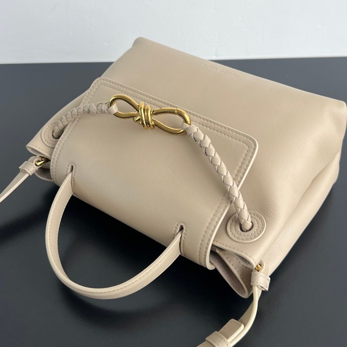 BV ショルダーバッグ レザー ハンドバッグ チャオチャオ 26×19×10.5cm