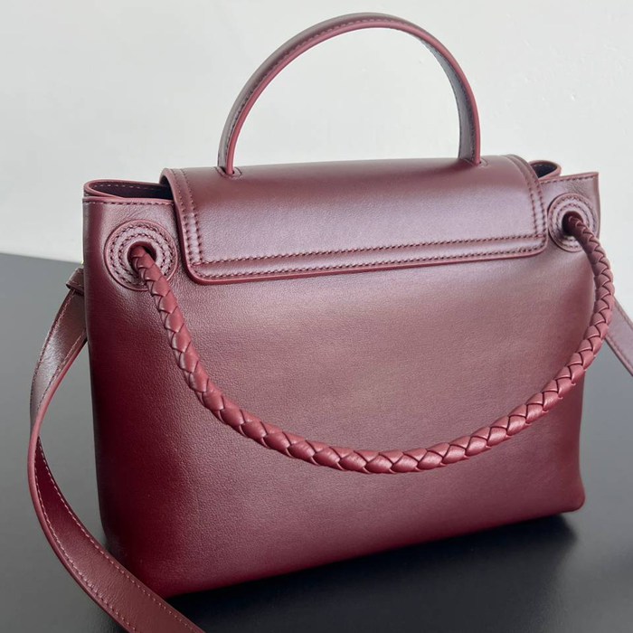 BV ショルダーバッグ レザー ハンドバッグ チャオチャオ 26×19×10.5cm